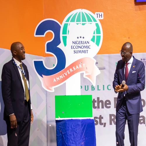 NESG holds Public Lecture & Founders' Forum, Unveils 30th Nigerian Economic Summit Logo